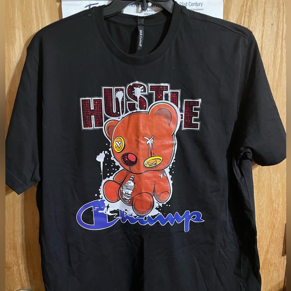 Hustle champ t-shirt 2XLwith tags